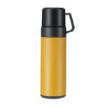 304 stainless steel double lid vacuum thermos cup