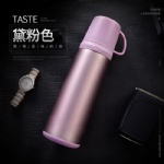 Creative double switch portable business office thermos cup