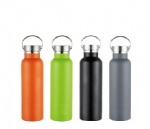 Custom logo stainless steel double wall vacuum swelling water bottle/sports vacuum sublimation gym bottle with steel lid EK-S102