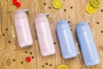 Portable Silicone Bottle Handle Carrier Vacuum Water Bottle EK-S518