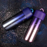 Portable Silicone Bottle Handle Carrier Vacuum Water Bottle EK-S520