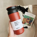 Office series silicone handle stainless steel vacuum cup