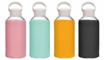 550ml Borosilicate Glass Water Bottle with Silicone Sleeve EK-G118