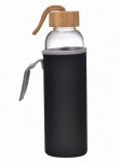 550ml High Borosilicate Glass Water Bottle with Nylon Protect Sleeve EK-G113