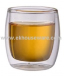 100ml double wall glass