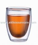 220ml double wall glass