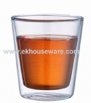 220ml double wall glass