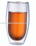 330ml double wall glass