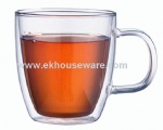350ml double wall glass