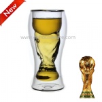 world cup design glass cup