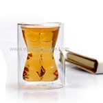 Muscle man glass cup
