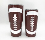 Baseball Football Tumbler Cup Vacuum Insulation Beer Wine Mug Stainless Steel Mug Coffee Cup